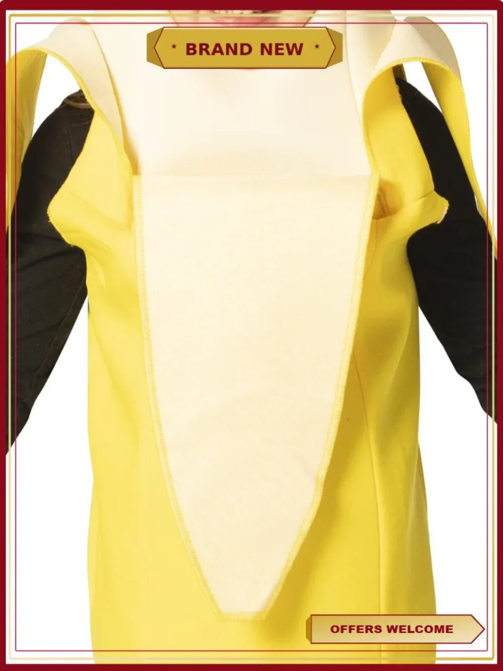 Kids Peeled Banana Halloween Costume Foam Tunic Size 3-6